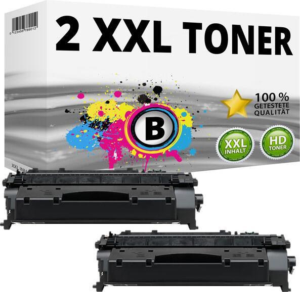 Actual product image Druckfuxx 2x XXL TONER PATRONEN für HP LaserJet 400 M401N M401D M401DN M401DNE 8