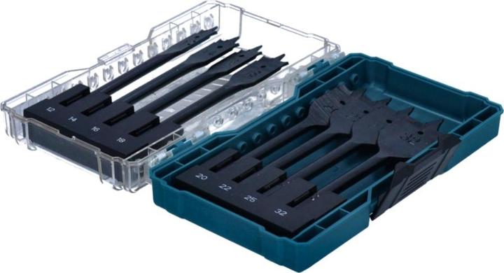 Produktbild Makita Flachfräsbohrer-Set 8tlg. (12, 14, 16, 18, 20, 22, 25, 32 mm)