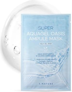 S.Nature Super Aquagel Oasis Ampule Mask Hydrating Soothing Blemish Care