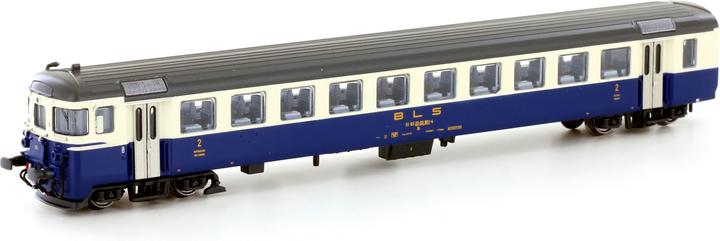 Produktbild Hobbytrain BLS Steuerwagen Bt, creme/blau, Innenbel.Ep.IV (Spur N)