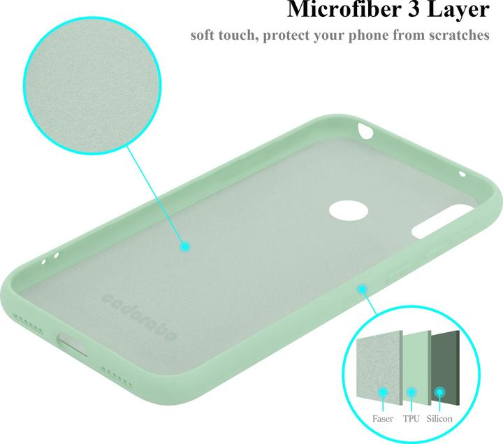 Actual product image Cadorabo TPU Liquid Silicone Case Cover (Huawei Y7 Prime (2019), Huawei Y7 (2019))