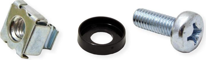 Actual product image Schroff Mounting material for 48.30 cm (19") components, M6, 32x (26.14.0010)