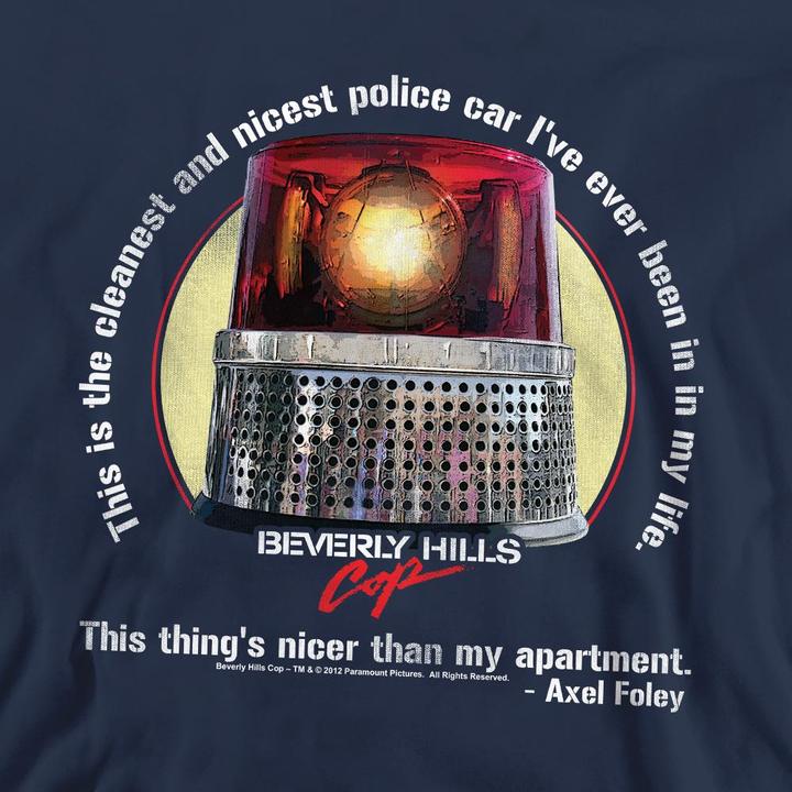 Immagine prodotto Beverly Hills Cop Nicest Police Car Felpa Adulto Unisex (L)