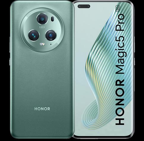 Image du produit Honor Magic5 Pro (512 Go, vert pré, 6.81", SIM + eSIM, 50 Mpx, 5G)