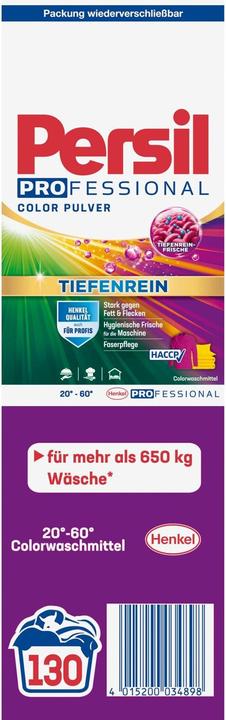 Persil Pulverwaschmittel Color Professional 130 WG, 7.8 kg (130 Waschgänge, Waschpulver)
