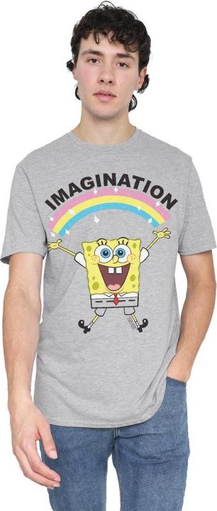 Immagine prodotto Spongebob Squarepants Simple Imagination Maglietta Uomo (4XL)