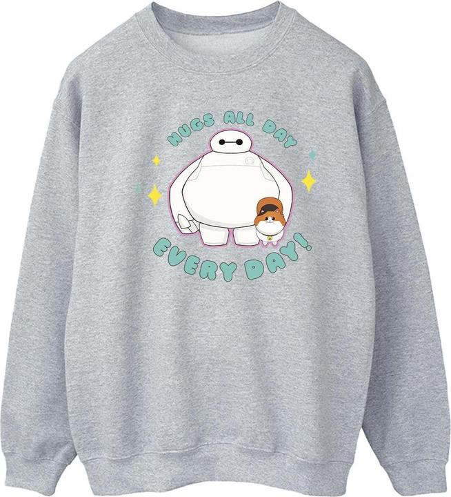 Disney Big Hero 6 Baymax Hugs Everyday Sweatshirt (L)