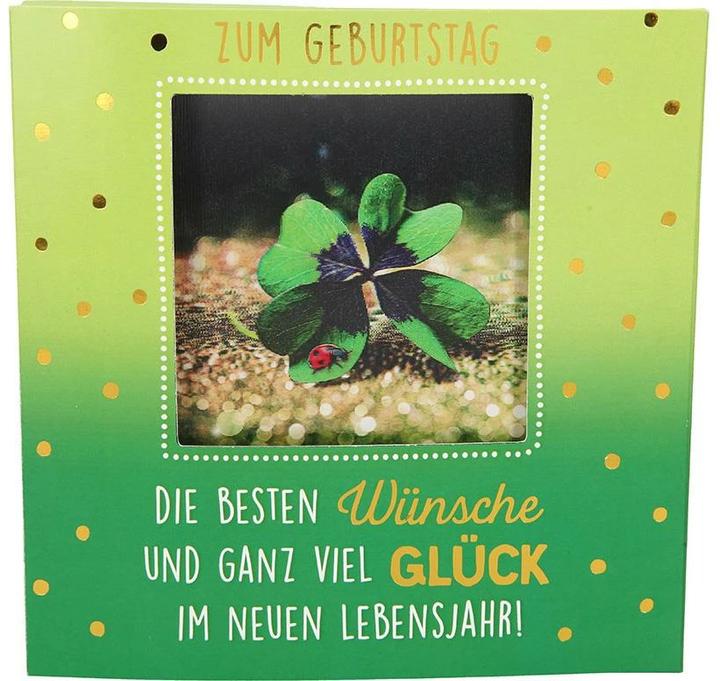 Image du produit Depesche Carte musicale avec lumière Meilleurs voeux pour l'anniversaire (1 pcs)