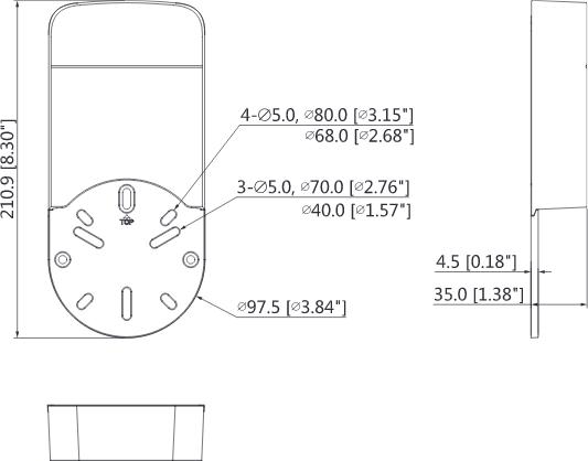 Actual product image Dahua PFA12A (Housing)