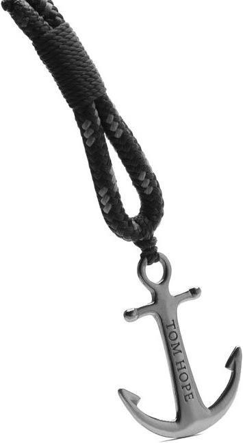 Produktbild Tom Hope Tom Triple Black Armband (21 cm, Kunststoff, Silber)