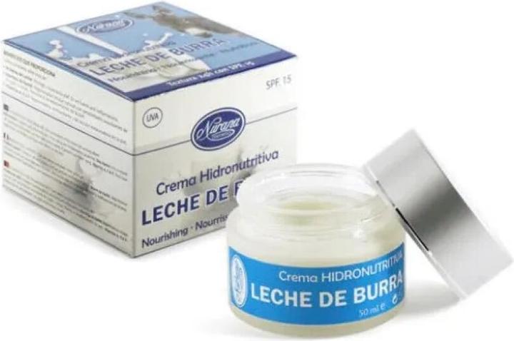 Actual product image Abril Et Nature Milk of Donkey Cream Hydronutritive 50ml SPF.15 (Suntan cream, SPF 15, 50 ml)