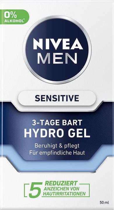 Produktbild NIVEA Männer, empfindliche 3-Tage-Bart, Bartgel, 50 ml (50 ml)