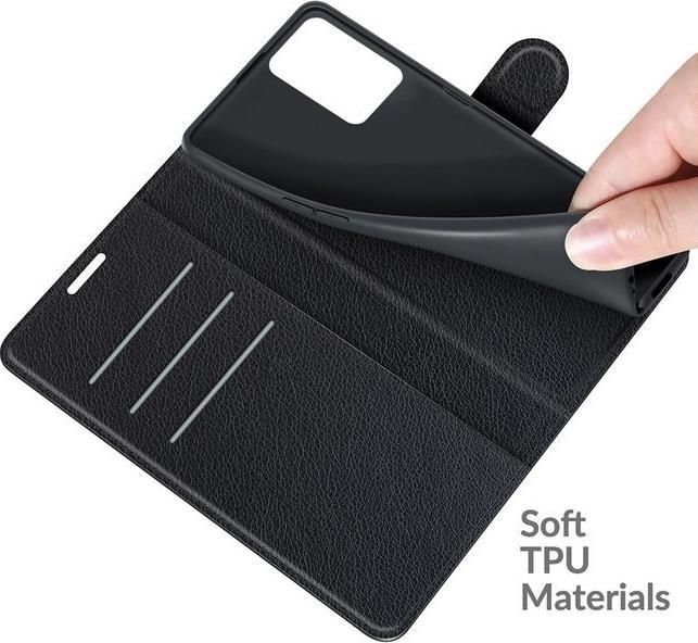 Actual product image MU Classic Litchi Leather Bookcover Series (Realme 8 5G)