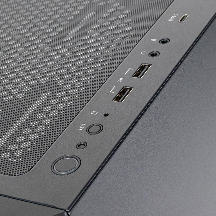 Actual product image Silverstone SST-FA514X-BG - FARA High Airflow ATX Mid-Tower gaming chassis with dual radiator suppor (mATX, Mini-ITX, ATX)