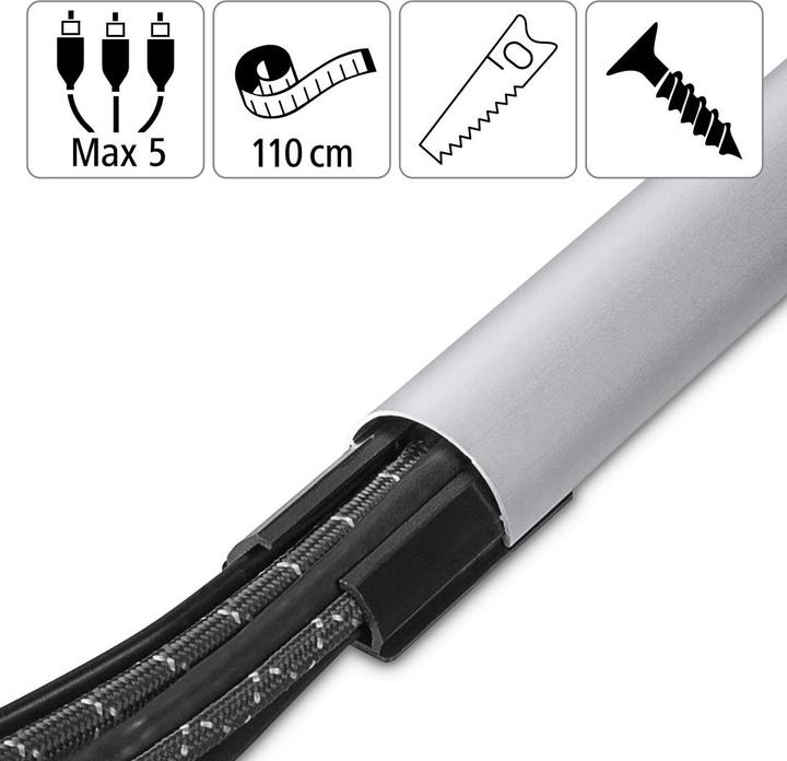 Produktbild Hama Alu-Kabelkanal (Kabelkanal, 110 cm)