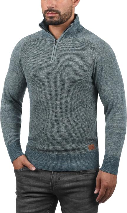 Immagine prodotto Blend Ganbolf Maglione In Maglia Grossa Pullover Con Colletto Troyer In Cotone 100% Stampa (L)