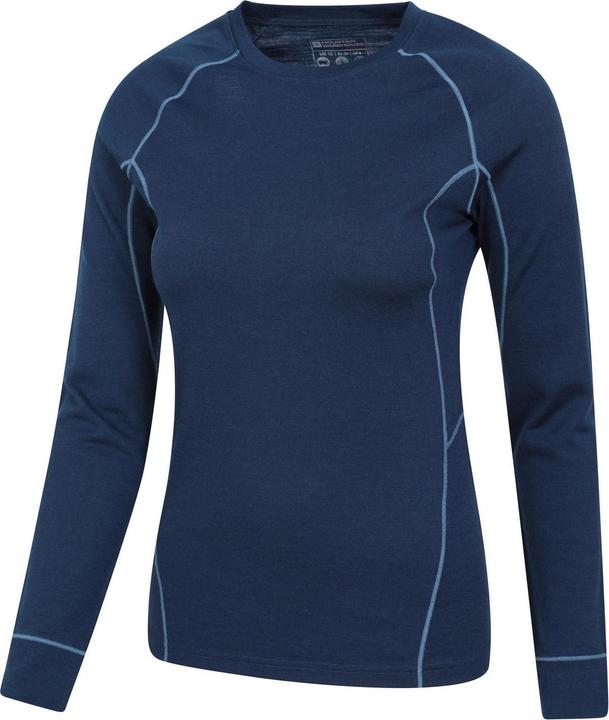 Actual product image Mountain Warehouse Womens/Ladies Asgard Merino Wool Long-Sleeved Thermal Top (44)