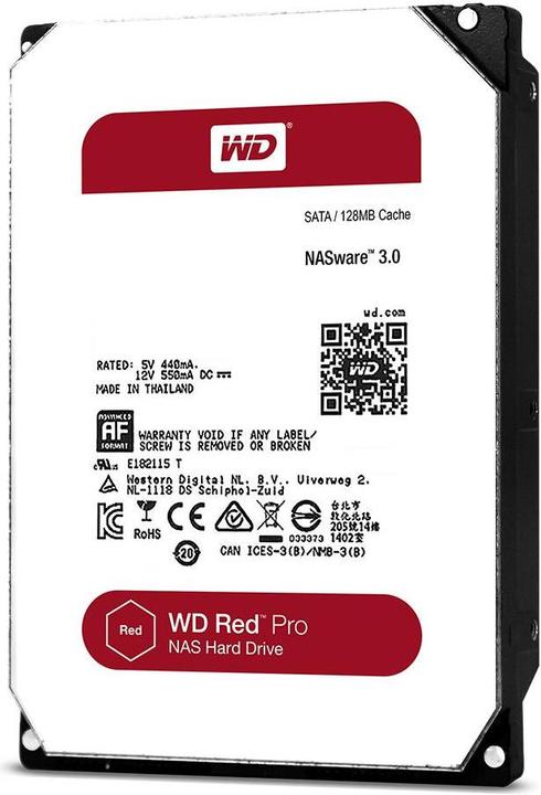 Actual product image WD Red Pro WD101KFBX (10 TB, 3.5", CMR)