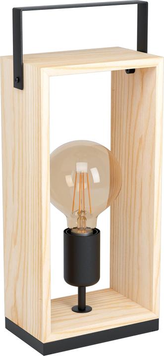 EGLO Table lamp FAMBOROUGH 1x E27, Black/Beige (E27)