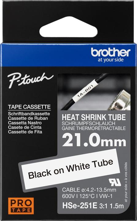 Actual product image Brother HSe-251E (2.10 cm, Black)