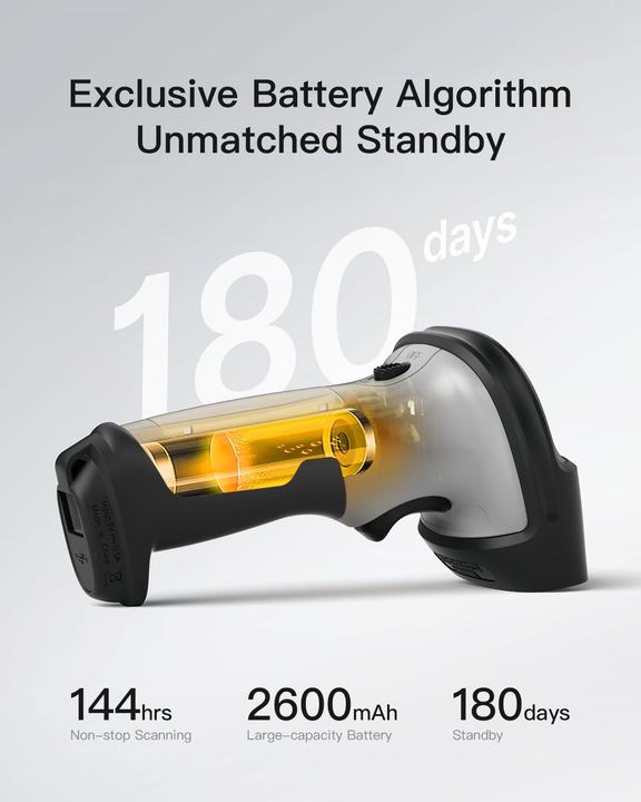 Produktbild Inateck Barcodescanner 70 gray (BCST-70 gray)