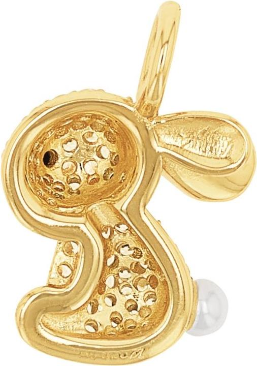 Immagine prodotto Amor Ciondolo da donna, argento 925, occhio di gatto, perla conchiglia | coniglio (Argento 925)
