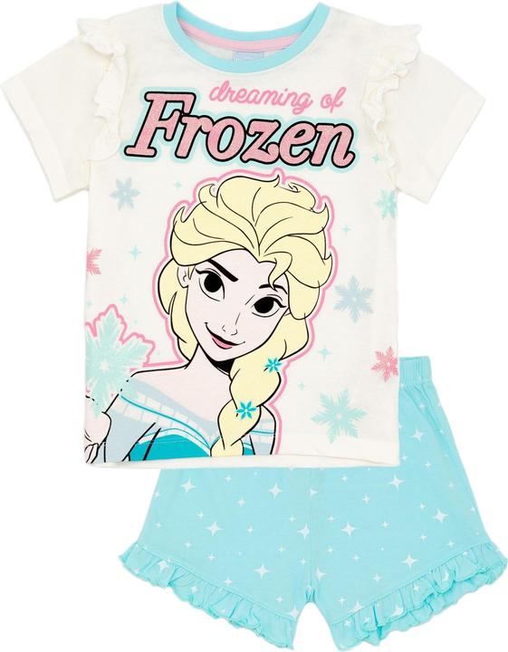 Disney Frozen Schlafanzug Mädchen kurzärmlig