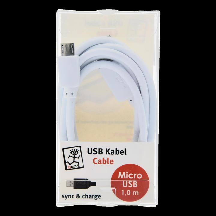 Produktbild 2GO 795202 USB Kabel USB B Micro-USB B (1 m, USB 3.2 Gen 1)