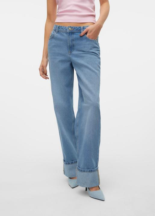 Produktbild Vero Moda VMEVELYN Niedrige Taille Locker geschnitten Jeans Weit geschnitten (W29/L30)