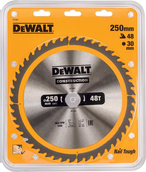 Produktbild DeWalt Bau-Kreissaegeblatt