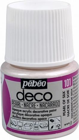 Produktbild Pebeo Deco Perlmutt Acrylfarben (Seide, 45 ml)