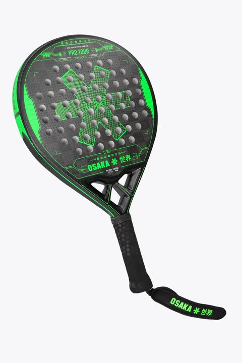 Osaka World Osaka - Pro Tour Control Padel Racket - Black/Green