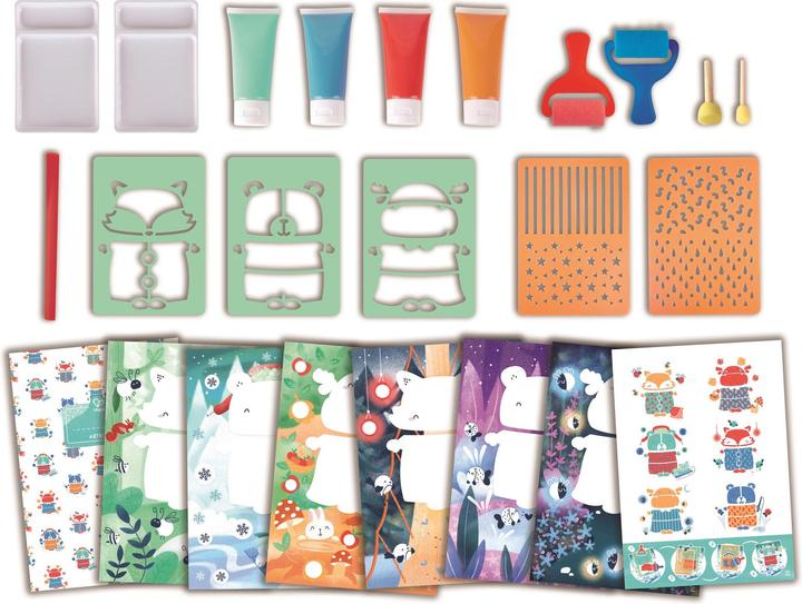 Produktbild Hape Malspass mit Farbrollern und Schablonen