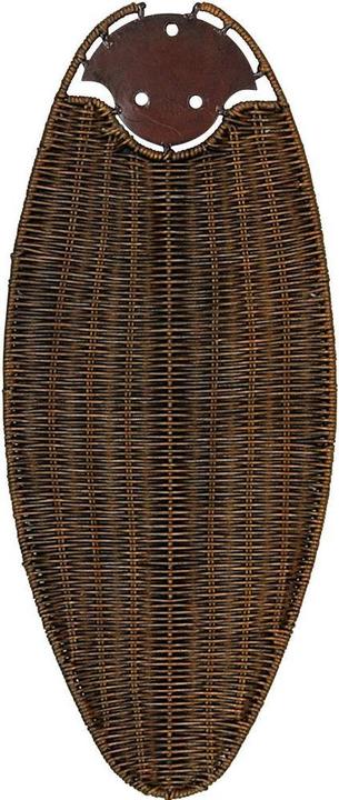 Actual product image CasaFan Additional leaf set natural in bamboo / palm / rattan