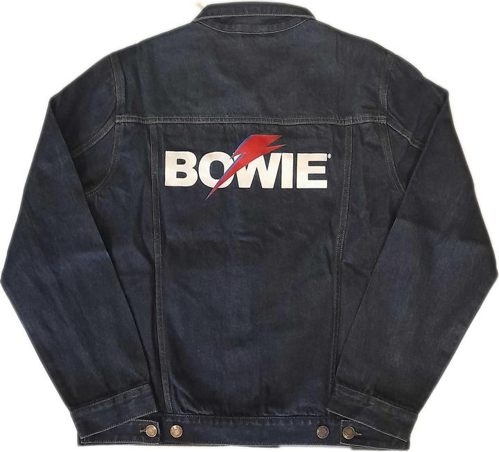 Produktbild David Bowie Flash Jeansjacke Logo (M)