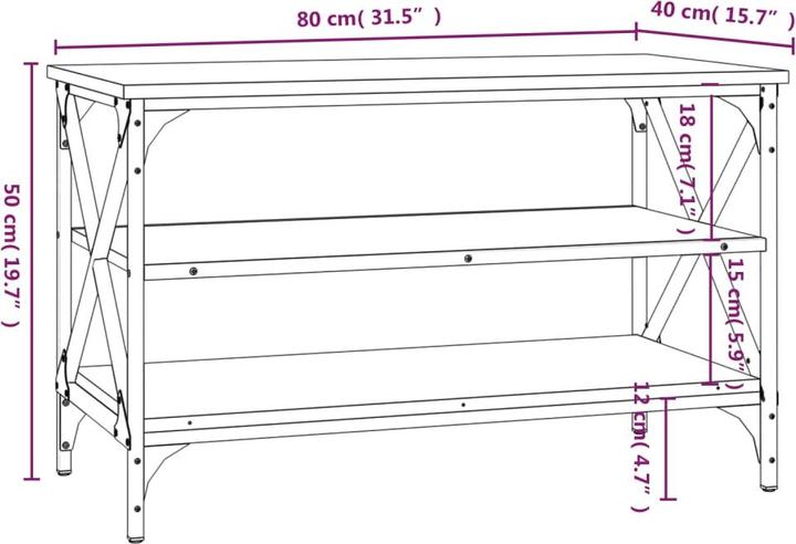 Image du produit VidaXL Cash (100 x 40 x 50 cm)