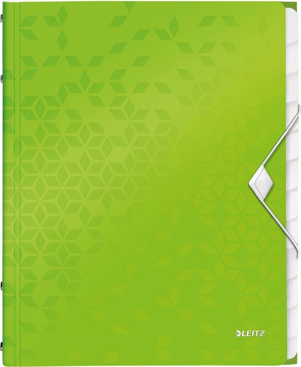 Produktbild Leitz Ordnungsmappe WOW PP A4 46340054 grün 12-teilig (A4, 1 x)