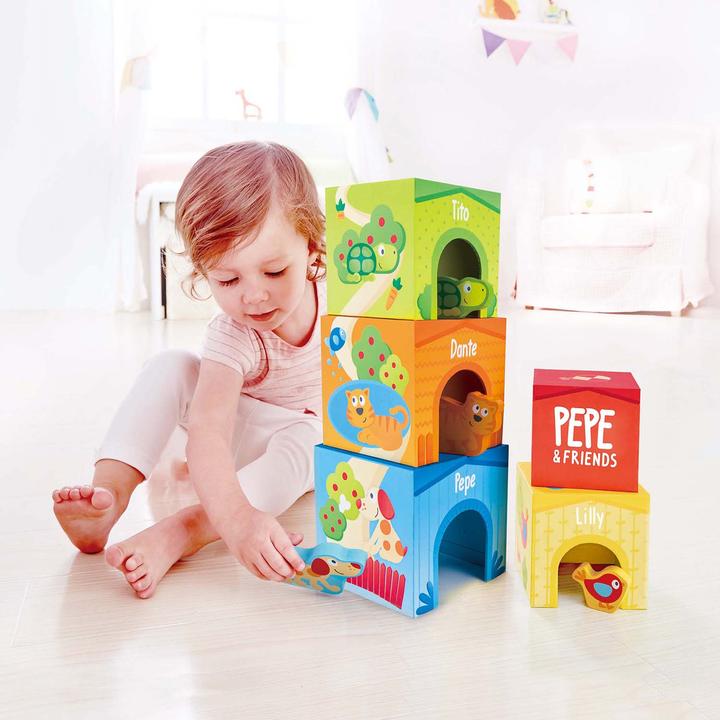 Immagine prodotto Hape Pepe & Friends torre di impilamento