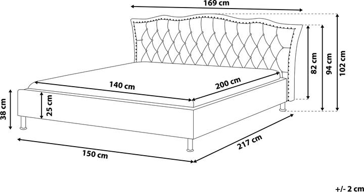 Actual product image Beliani Metz (140 x 200)