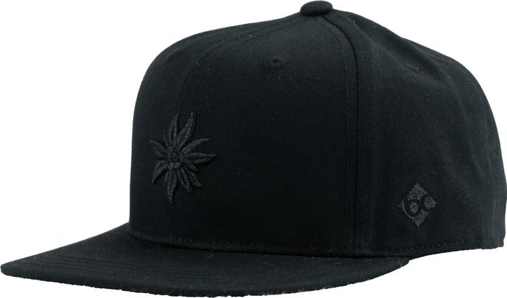 Bavarian Caps Edelweiss: Black Edition Curved (One Size)