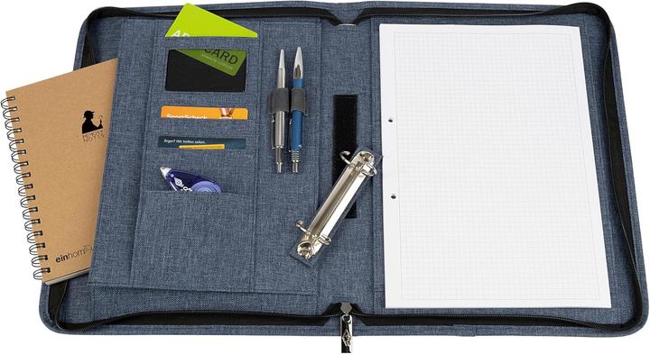 Produktbild Wedo Ringbuchmappe A4 Denim blau (A4, 1 x)
