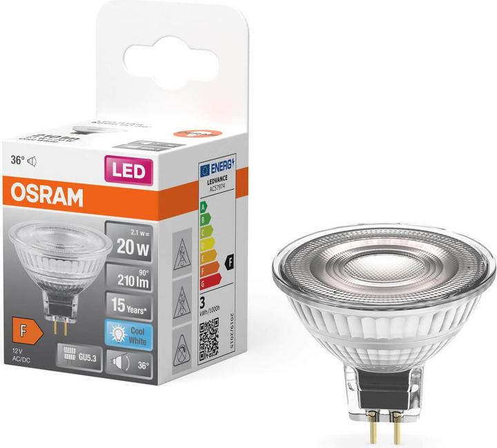 Actual product image Osram Led Star Mr16 (GU5.3, 2.60 W, 210 lm, 1 x, F)