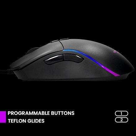Immagine prodotto Preyon Mysz Hawk personalizzabile (PHC27B) (Cablato)
