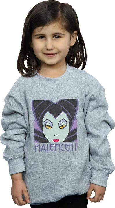 Immagine prodotto Disney Maleficent Cropped Head Felpa Ragazze (152, 158)