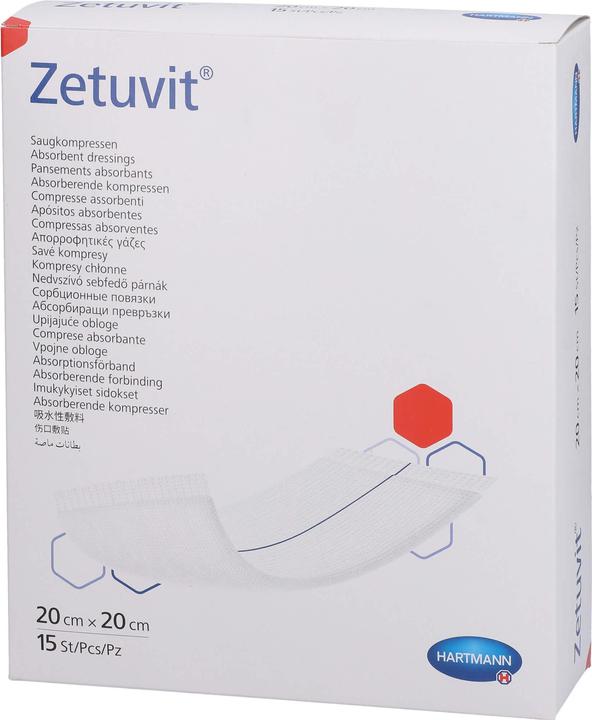 Actual product image Zetuvit Absorptionsverband 20x20cm steril