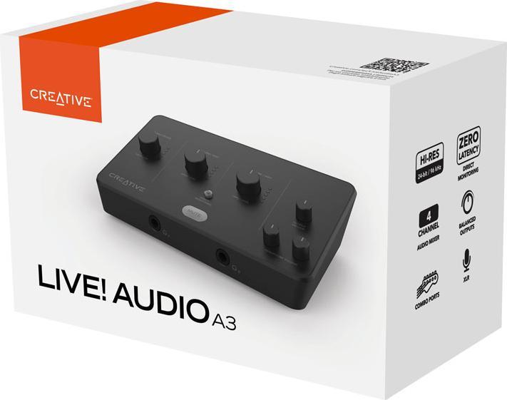 Actual product image Creative Live! Audio A3 (USB-C)