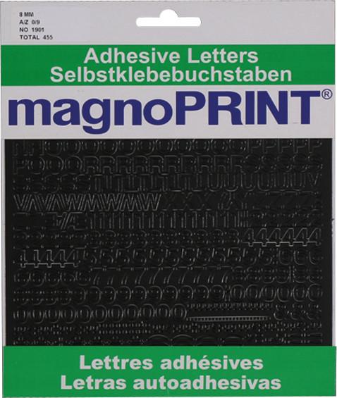 Actual product image Magnoprint Self-adhesive letters