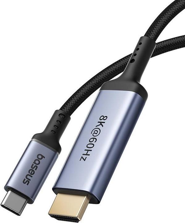 Actual product image Baseus Adapter USB-C to HDMI High Definition (black) (1.50 m, HDMI)