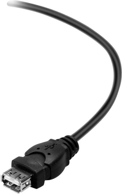 Produktbild Belkin USB-Verlängerungskabel (1.80 m, USB 2.0, 2.50 W)