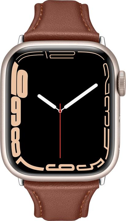 Image du produit Spigen Kajuk Apple Watch Bracelet en cuir 4/5/6/7/8 / SE 40/41 mm marron (38 mm, 40 mm, 41 mm, Cuir véritable)